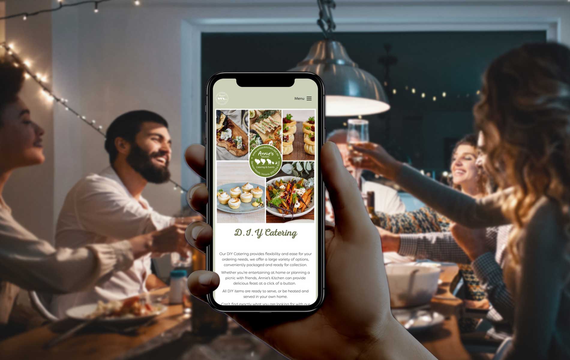 Annie's Kitchen site & Online Store Ahamo Digital